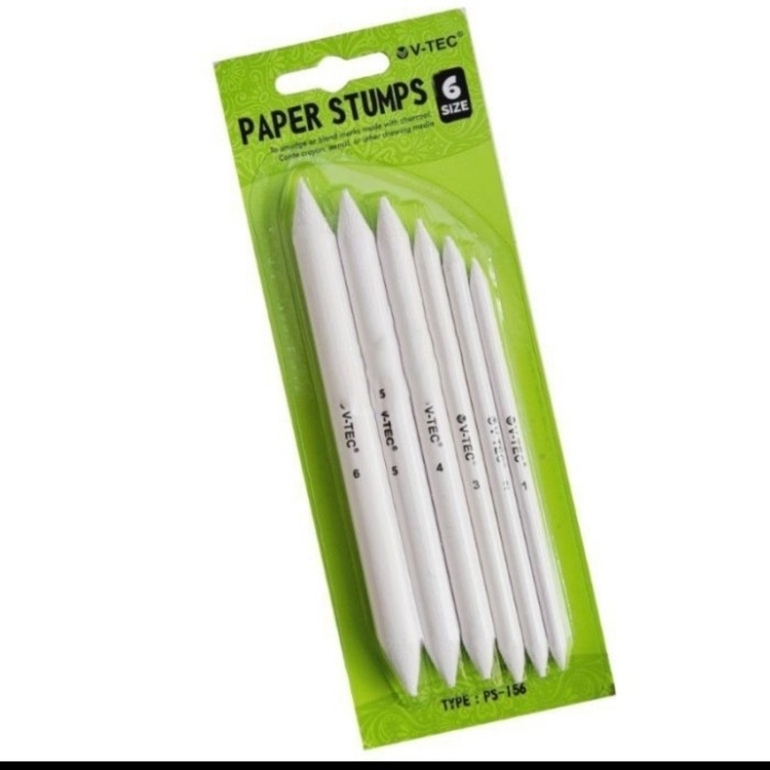

V-TEC Paper Stumps Set VTEC 6 Type PS - 156 / Paper Pencils / Paper Stump