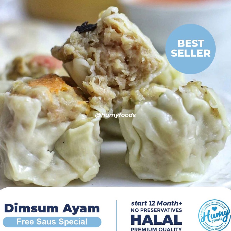 

modelTipe YOZ458 DIMSUM AYAM PREMIUM FREE SAUS (ISI 10) Halal Tanpa Pengawet