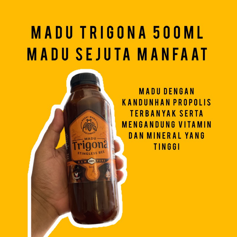 

MADU TRIGONA SULAWESI 500ml MADU PROPOLIS SEJUTA MANFAAT