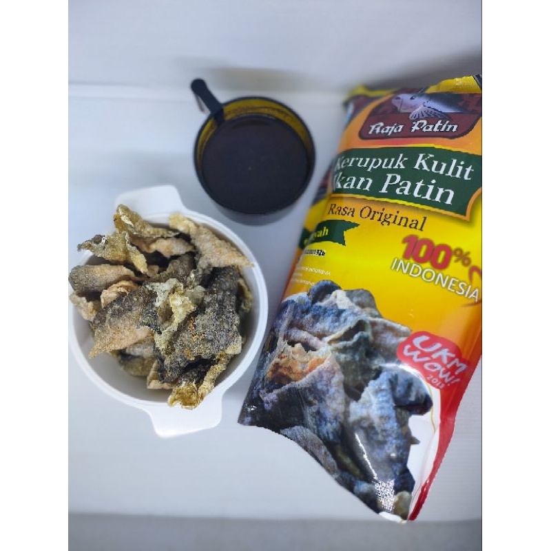 

kerupuk kulit ikan patin 100gr isi 5pcs (random)