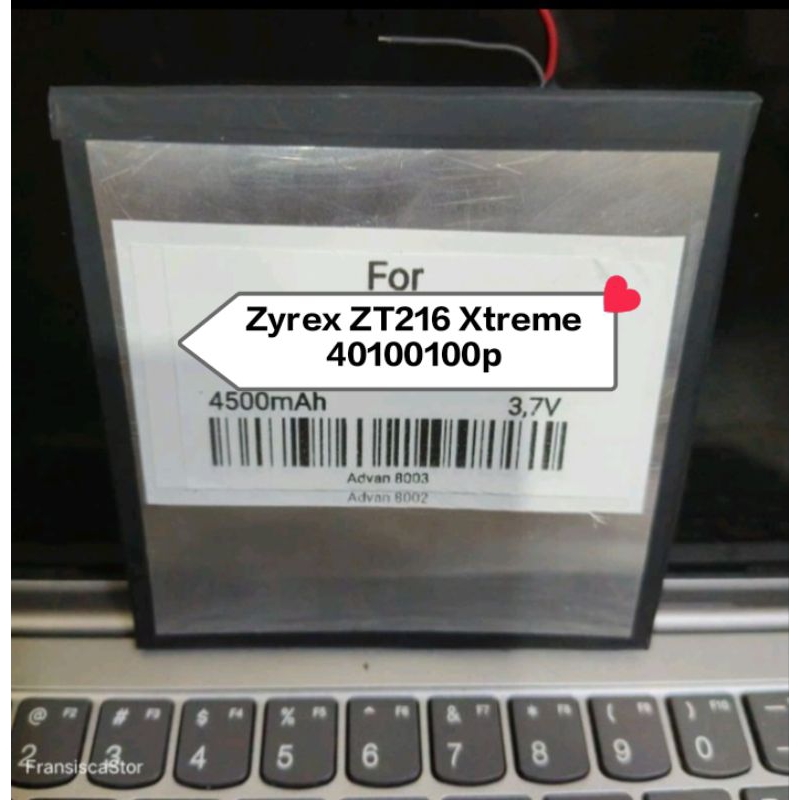Batre For Tablet zyrex zt216 Xtreme Batrai Tab zt 216 40100100 Baterai tablet  8 inch 4500MAh Baterr