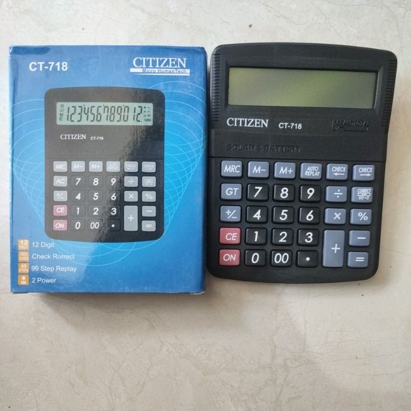 

Kalkulator Citizen CT 718