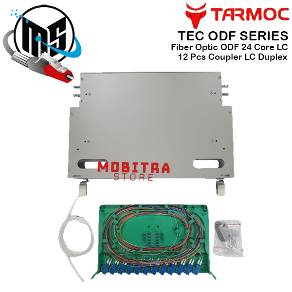 Fiber Optic ODF/OTB 24 Core LC Lengkap Rackmount | ODF 24C LC
