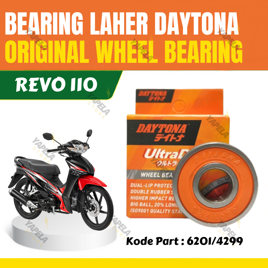 Bearing Laher Revo 110 Original Daytona Racing Lahar 6201-2RS