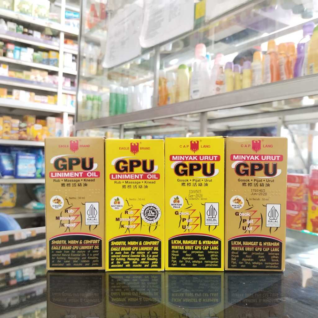 GPU MINYAK GOSOK 30 ML GPU PALA GPU JAHE 30 ML