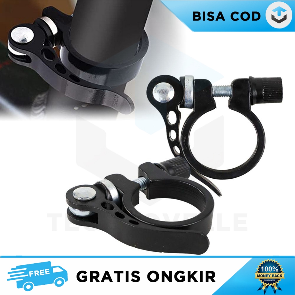 PENJEPIT SADEL SEPEDA KUNCI JOK SADEL QUICK  RELEASE CLAMP 34.9 MM