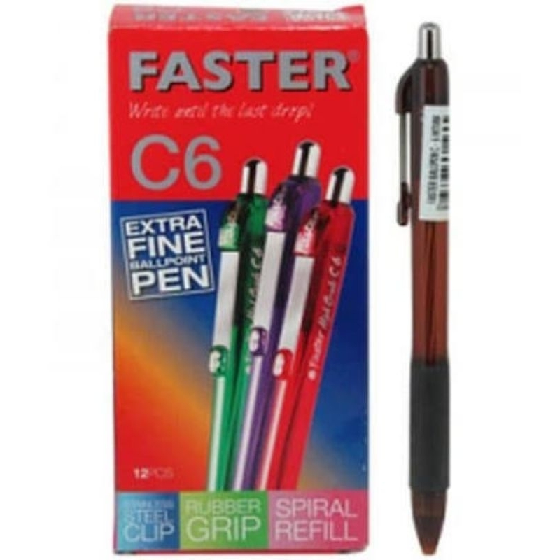 

BOLPOINT FASTER HITAM HARGA PER PACK
