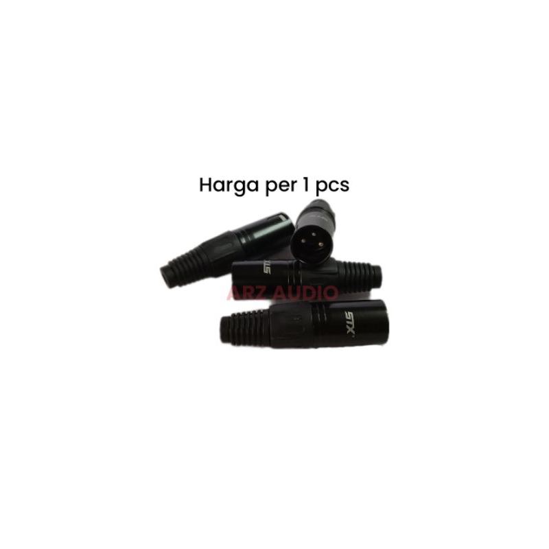 Jack Canon / XLR merek STX hitam