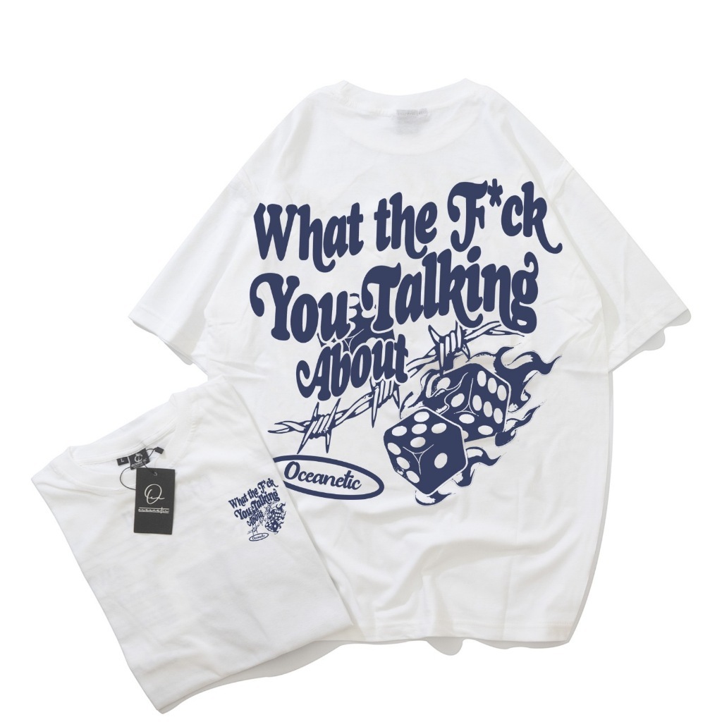 Oceanetic Kaos Oversize Streetwear WTF white