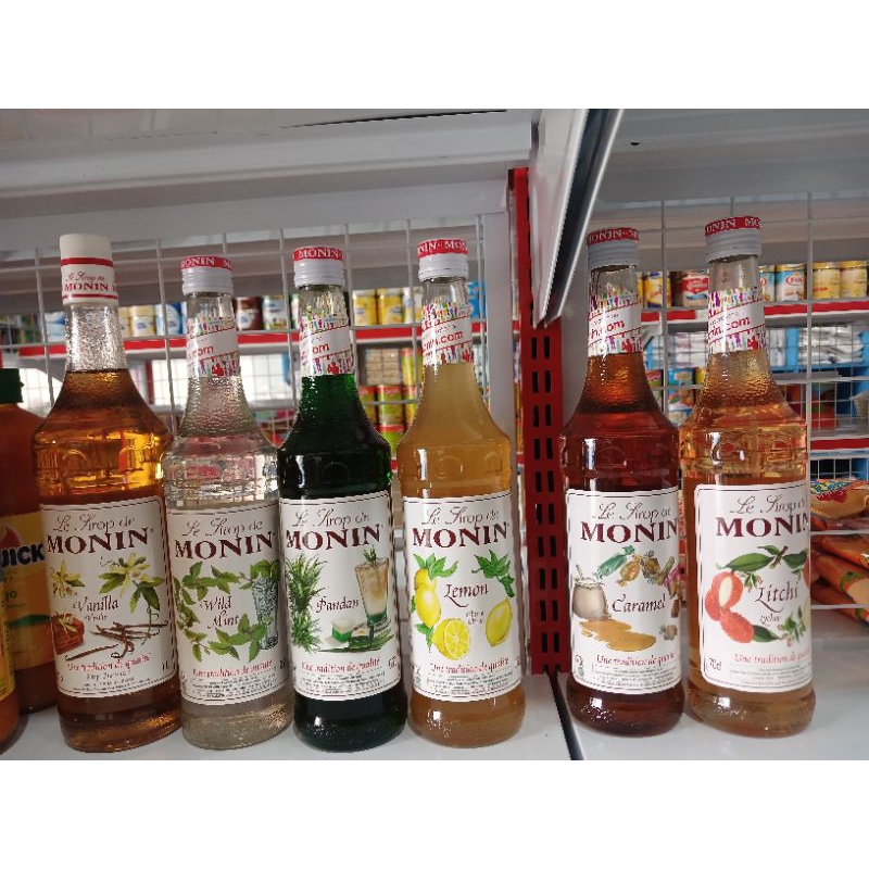 

Monin syrup All varian