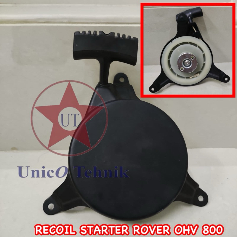 Recoil starter ROVER OHV 800 / tarikan starter mesin potong rumput dorong ( Spareart )