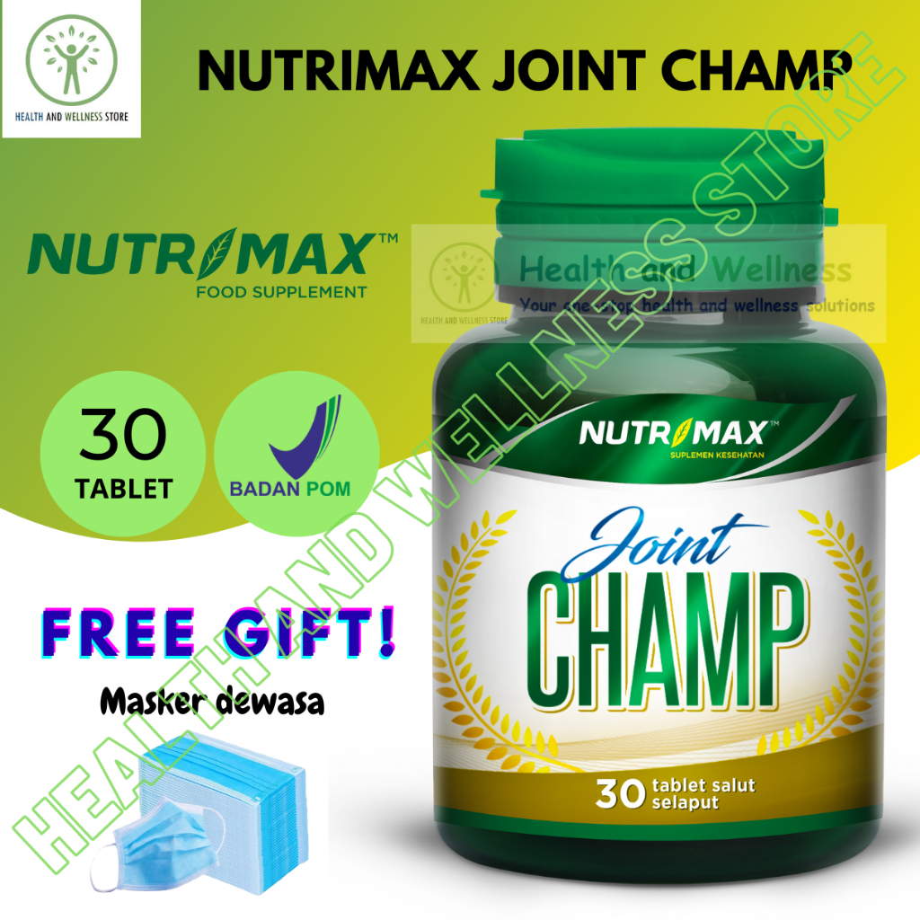 Nutrimax Joint Champ 30 Tablet Kesehatan Sendi Persendian