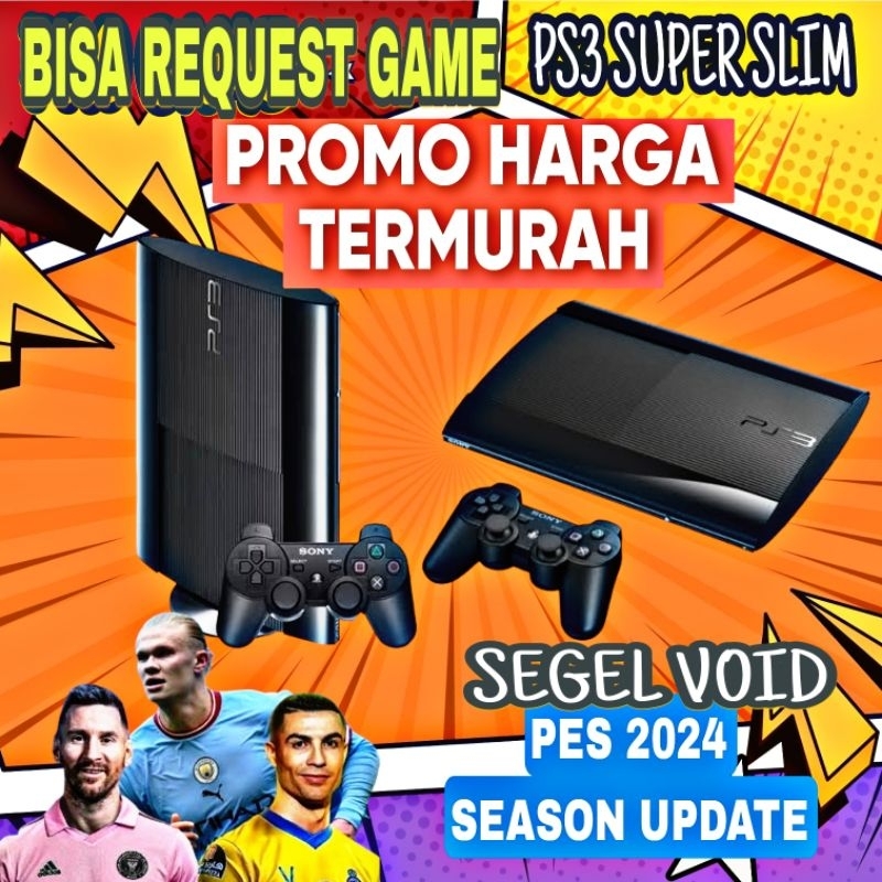 PS3 SUPER SLIM 500GB SEGEL VOID FULL GAME