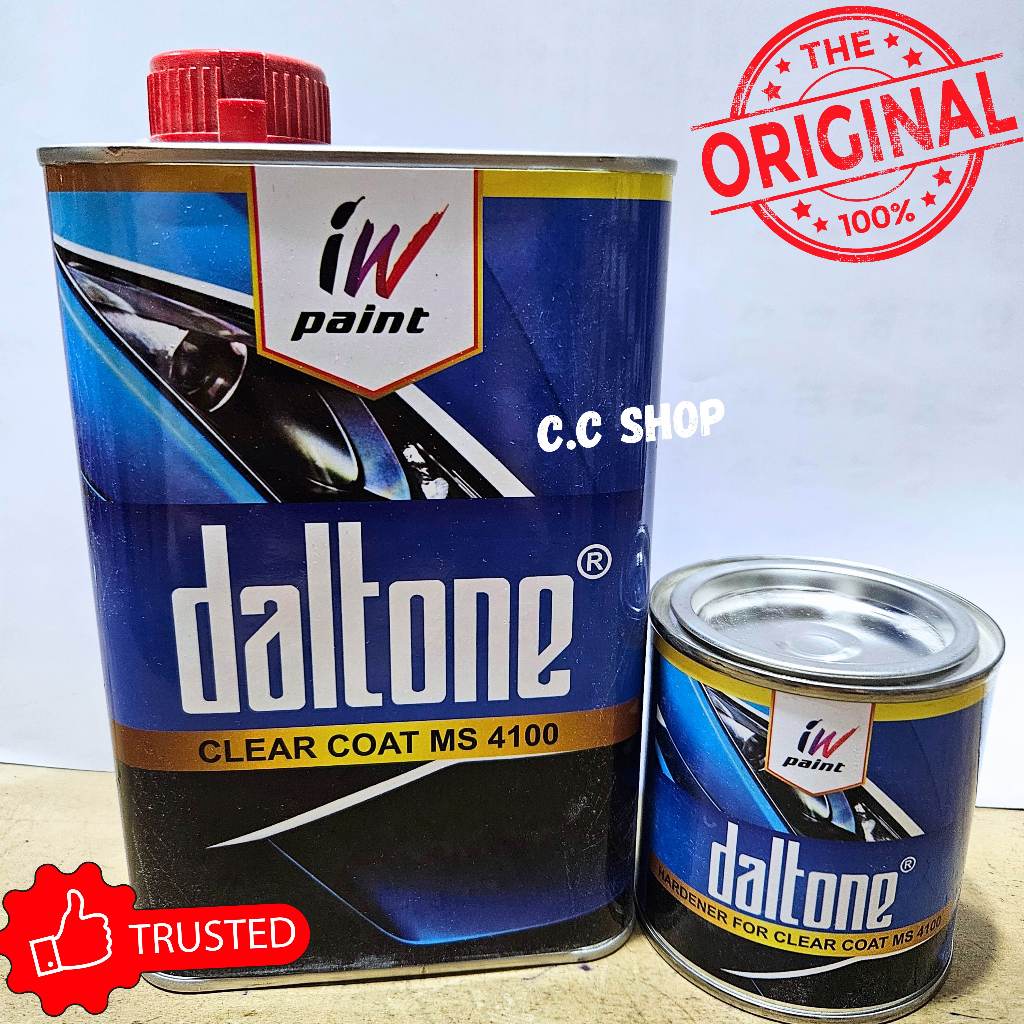 CLEAR COAT DALTONE MS 4100 / ANTI GORES / PERNIS GLOSS MENGKILAP 1 LITER PELINDUNG CAT DUCO MOBIL MO