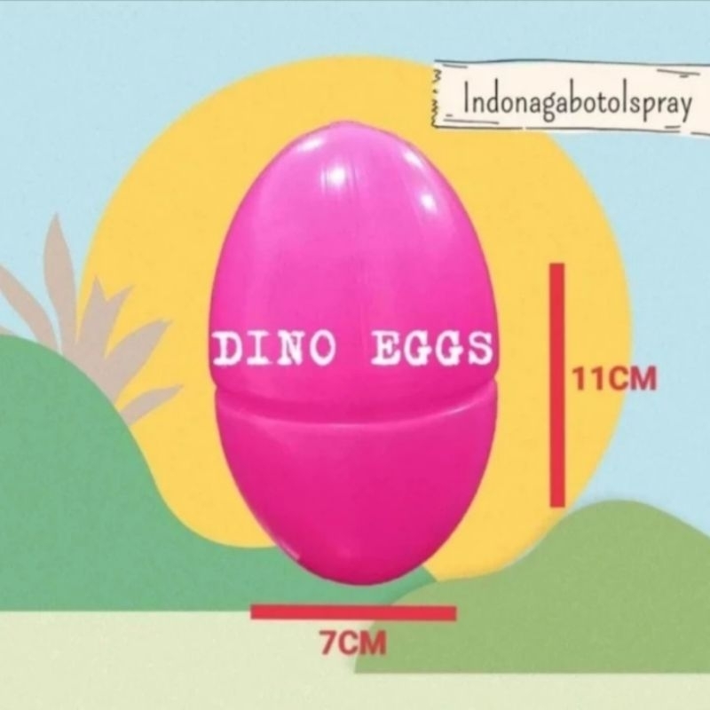 

Telur Dino Eggs Teluf Collorfull Dino eggs | BESAR
