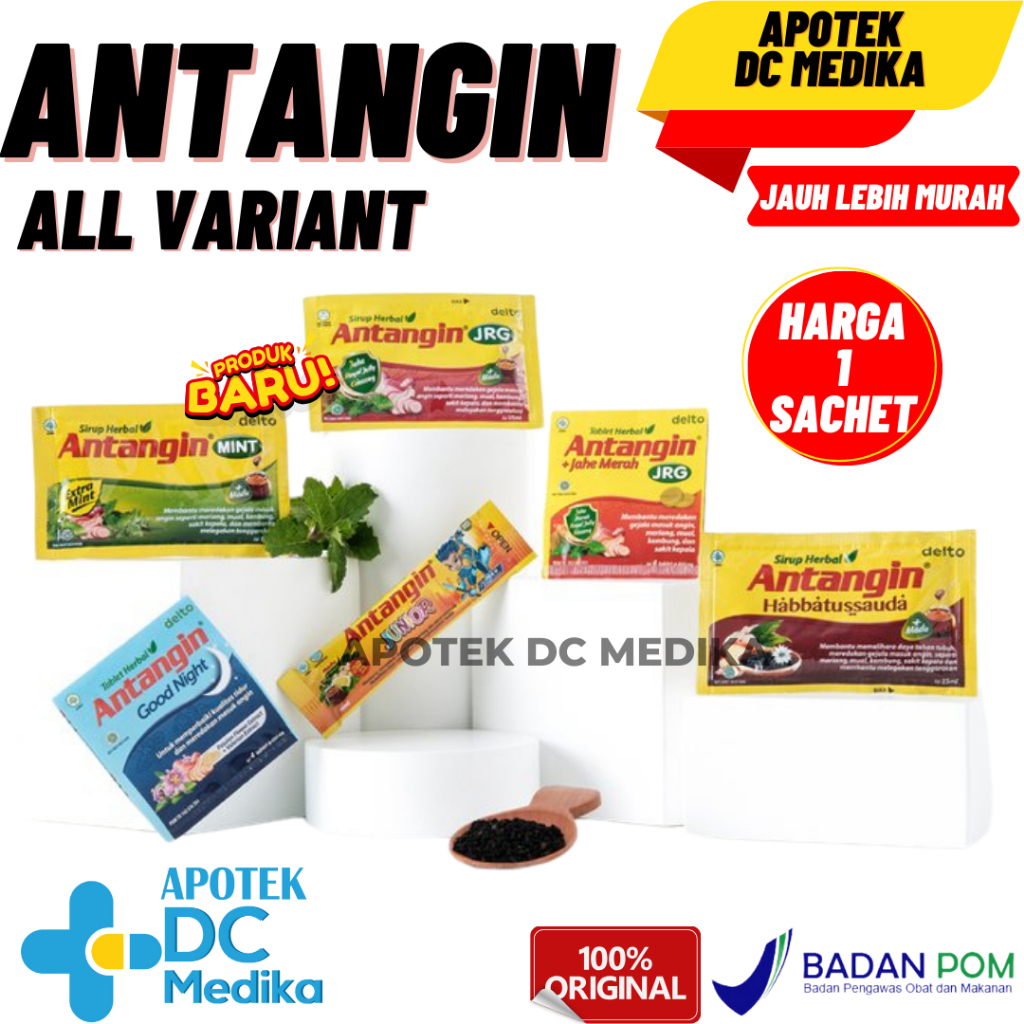 

ANTANGIN JRG / Good Night / Habbatussauda / Tablet / Junior / Cair / Sachet