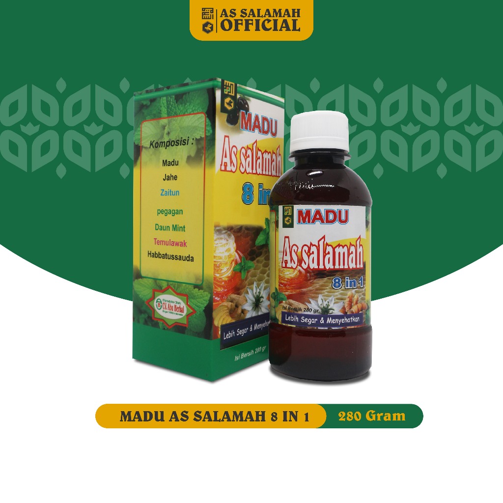 

NG Madu Batuk Pilek Demam 8 in1 280 Gram As Salamah Orinal