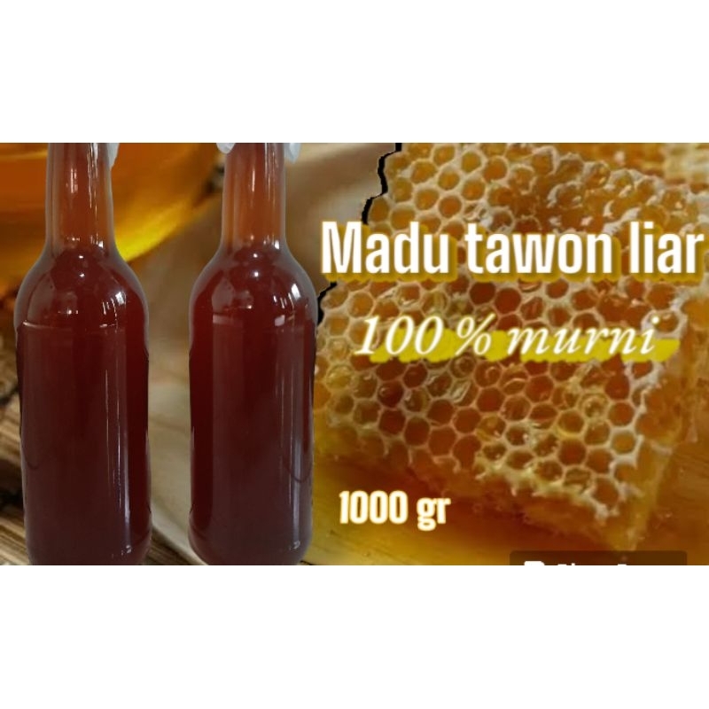 

Madu Tawon Liar Madu Murni 1000 Gram / 1 Kg Madu Lebah Original