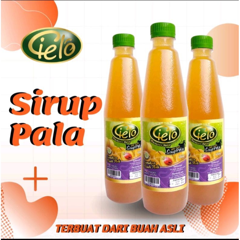 

Cielo Sirup Buah Pala Isi 630 ml Dengan Gula Asli Oleh Oleh Kota Bogor (Packing DUS)