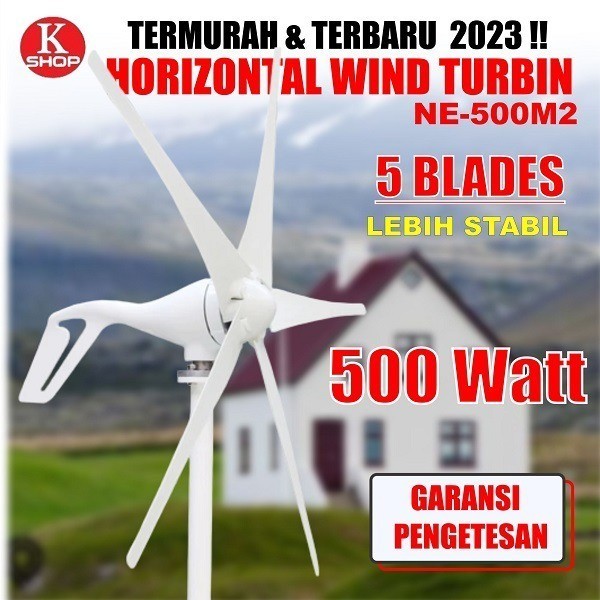 Turbin Angin / Wind Turbine 500W + Controller / Wind turbine