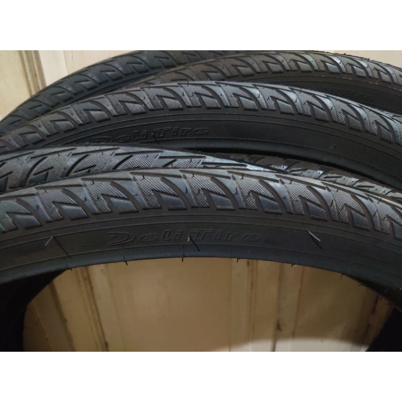 ban luar sepeda roadbike hybrid gravel 700 x 40c batik halus racing Deli tire swallow