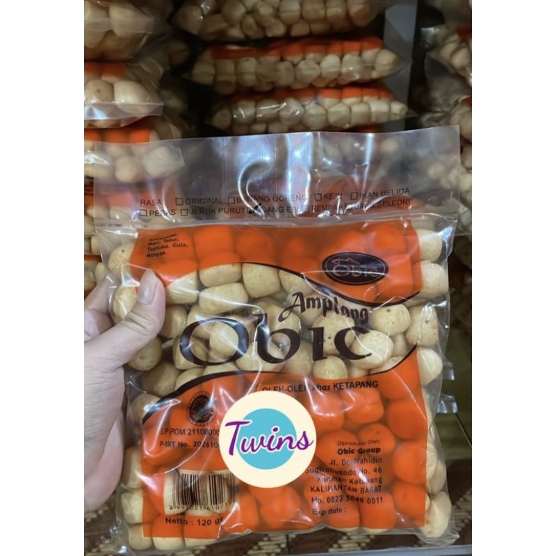 

Amplang obic rasa udang ebi ±120gr