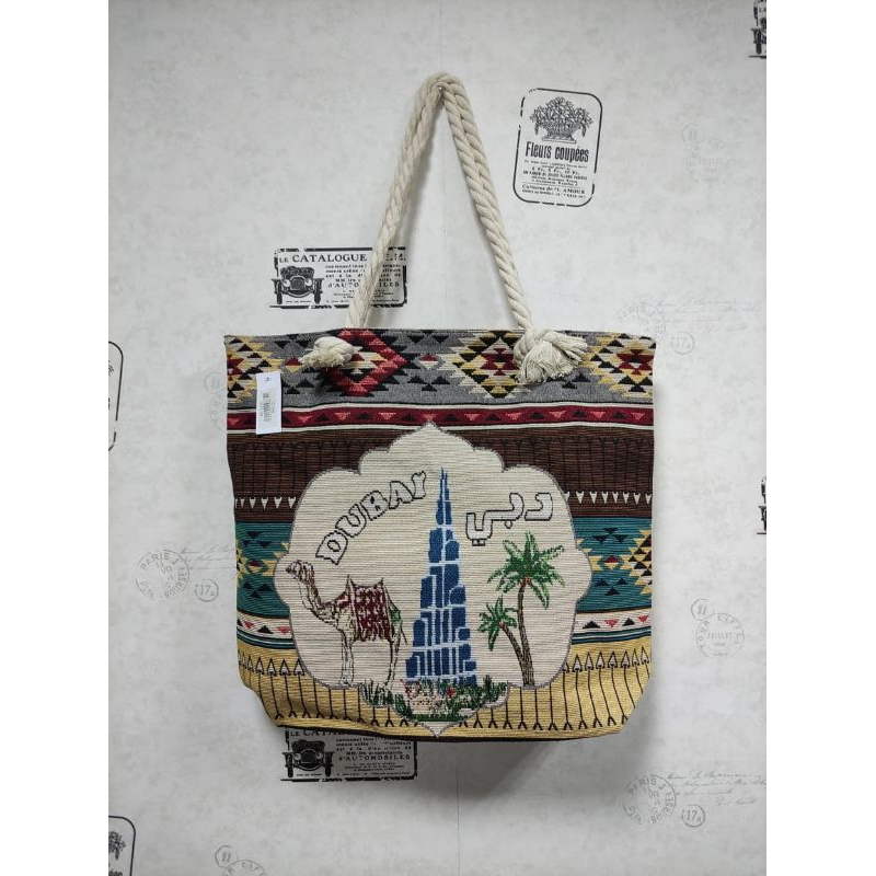 Totebag import dubai |tas tali sumbu| tas wanita |souvenir dubai