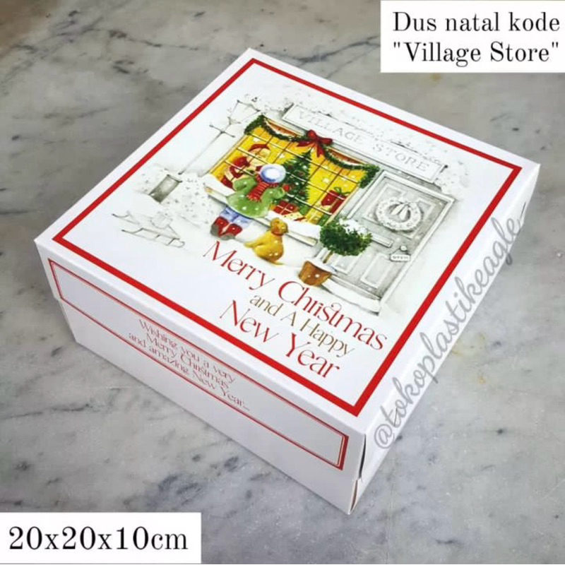 

[CHRISTMAS EDITION] Dus natal kode "VILLAGE STORE" uk 20x20x10cm