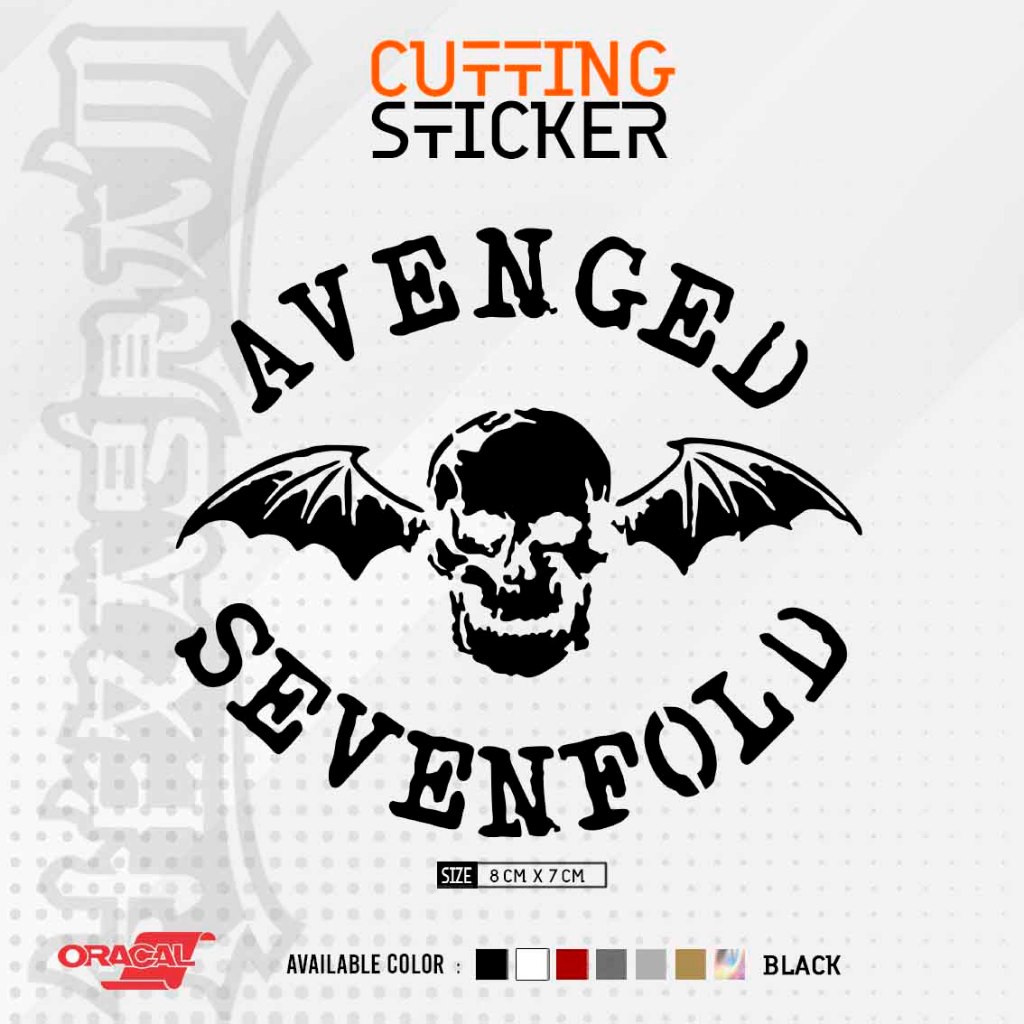 Cutting Sticker Band Avenged Sevenfold | Stiker Cutting Band Avenged Sevenfold