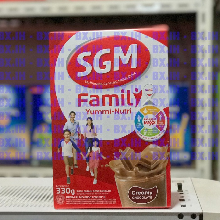 

SGM Family Yummi Nutri Creamy Chocolate 330g - Expired Date 100% Aman