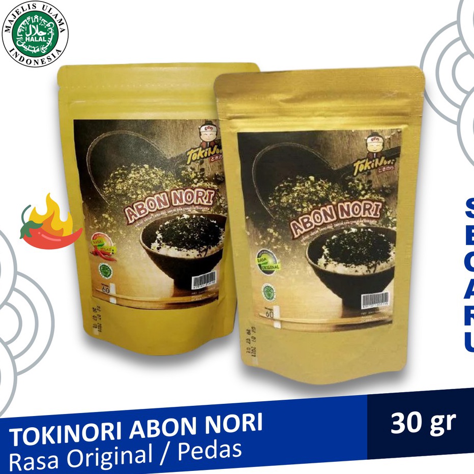 

KODE OBB525 Tokinori Abon Nori - Rumput Laut Kering Tabur 30 gram