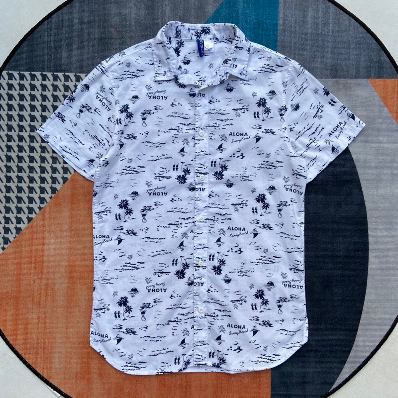 Kemeja Pantai Motif By HM