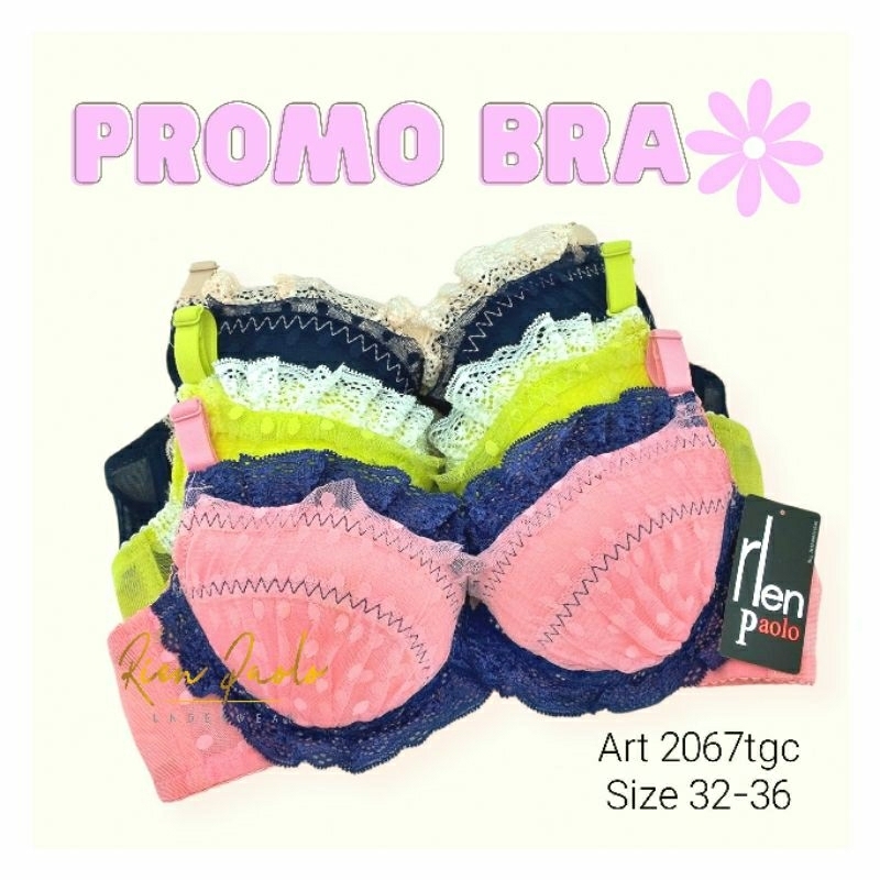 Bra Wanita / Bra Kawat Push Up / BH Kawat CD Lingerie Set Sexy Hot Kawat Bordir Bunga Premium Rien P