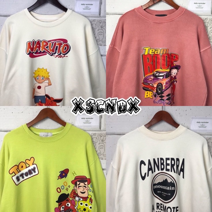 Klik Pesan CodeH2t7S [BISA COD] 1-50 TERLARIS | CREWNECK & HOODIE OVERSIZE LENGAN BALON BAHAN UNISEX