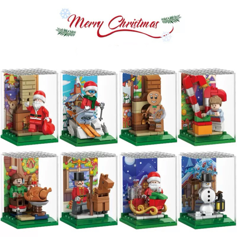 Sembo Christmas DIY Bricks Ornaments Block Set