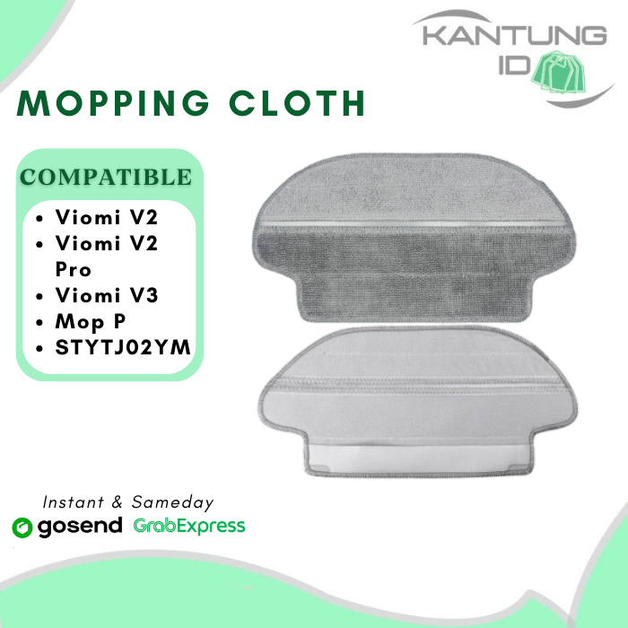 Xiaomi Mijia Mi Robot Mop P, Viomi V2, Viomi V2 Pro, V3, STYJ02YM Mop Cloth Kain Pel