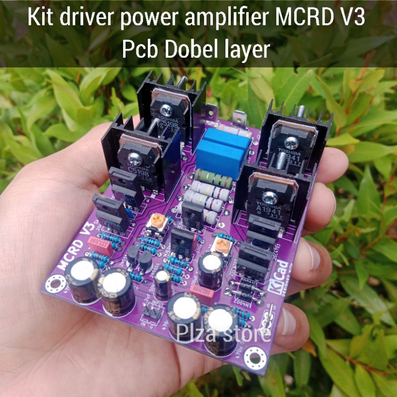 Kit driver MCRD V3 New double layer komponen Original Kit driver power amplifier mcrd v3 dobel layer