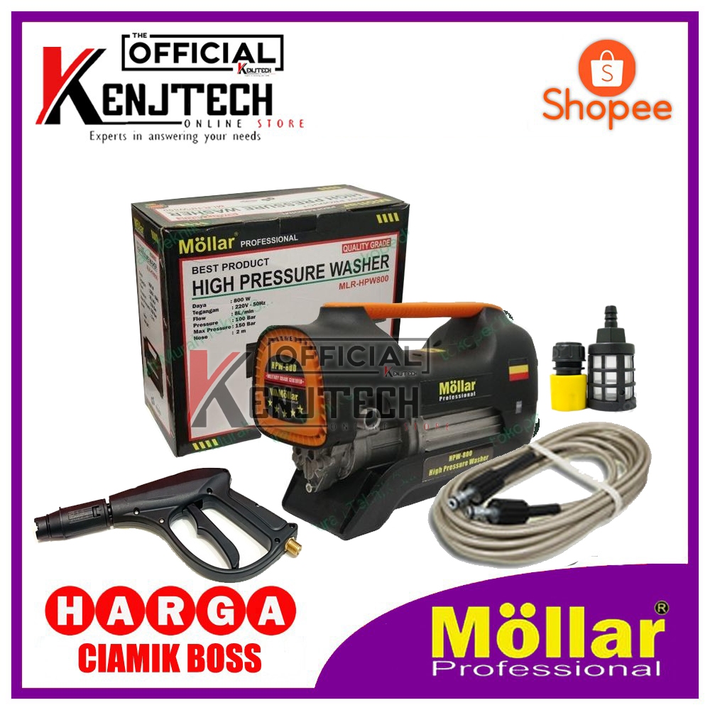 Jet cleaner cuci AC | cuci mobil dan cuci Motor mollar HPW 800 tipe terbaru