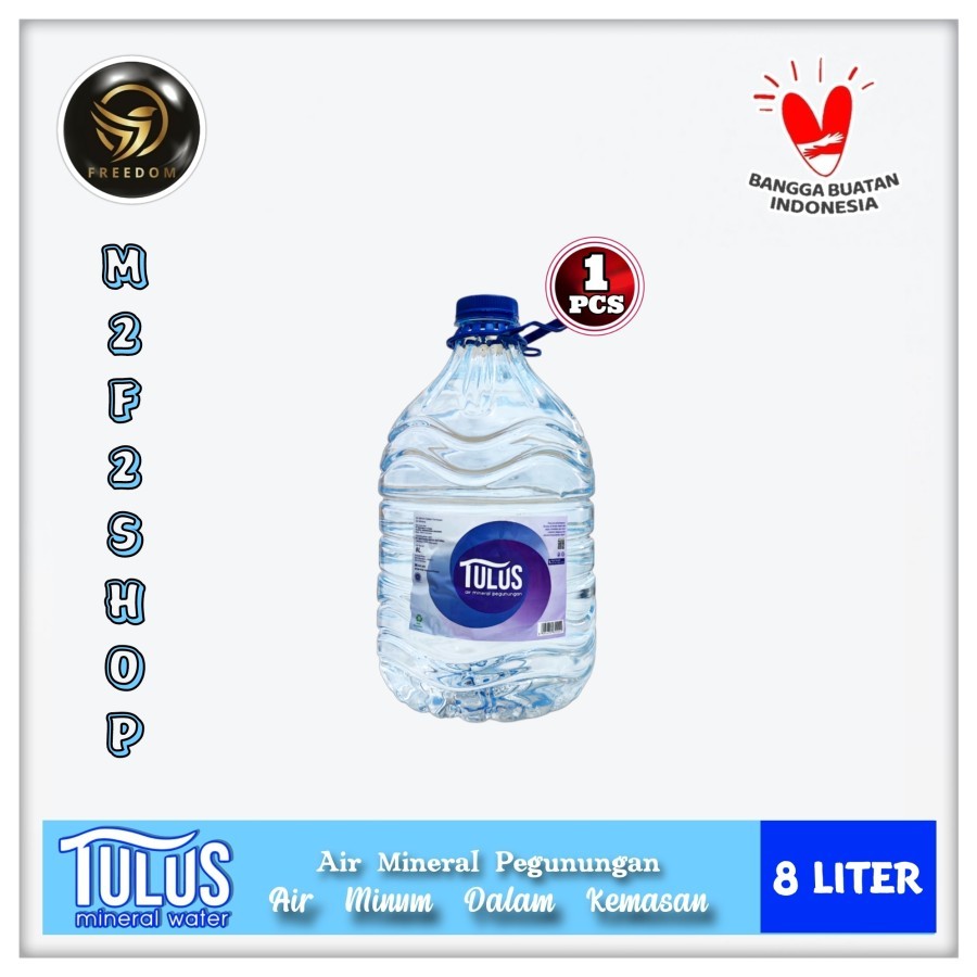 

Air Mineral TULUS pH8 Baby Galon + isi 8 liter (Kemasan Satuan)