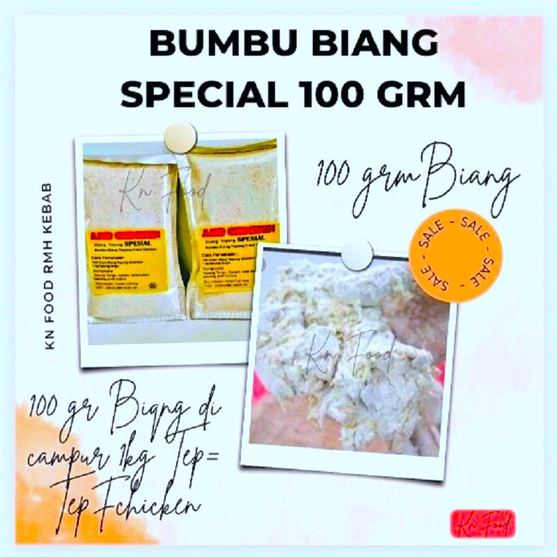 

Biang Tepung Bumbu Ayam Goreng Krispi BT SPECIAL 1 ONS Fried Chicken - SPECIAL 1ons