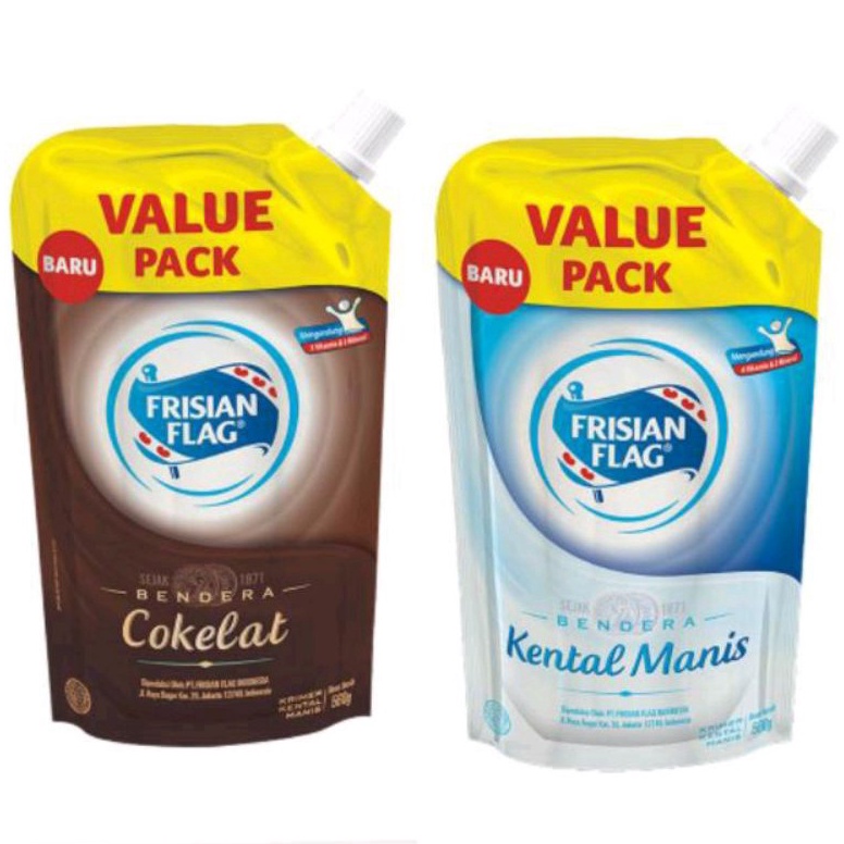 

Re4dy Frisian Flag Kental Manis 545g Pouch / Kental Manis Cokelat 545g Refill / Frisian Flag SKM Pouch [246]