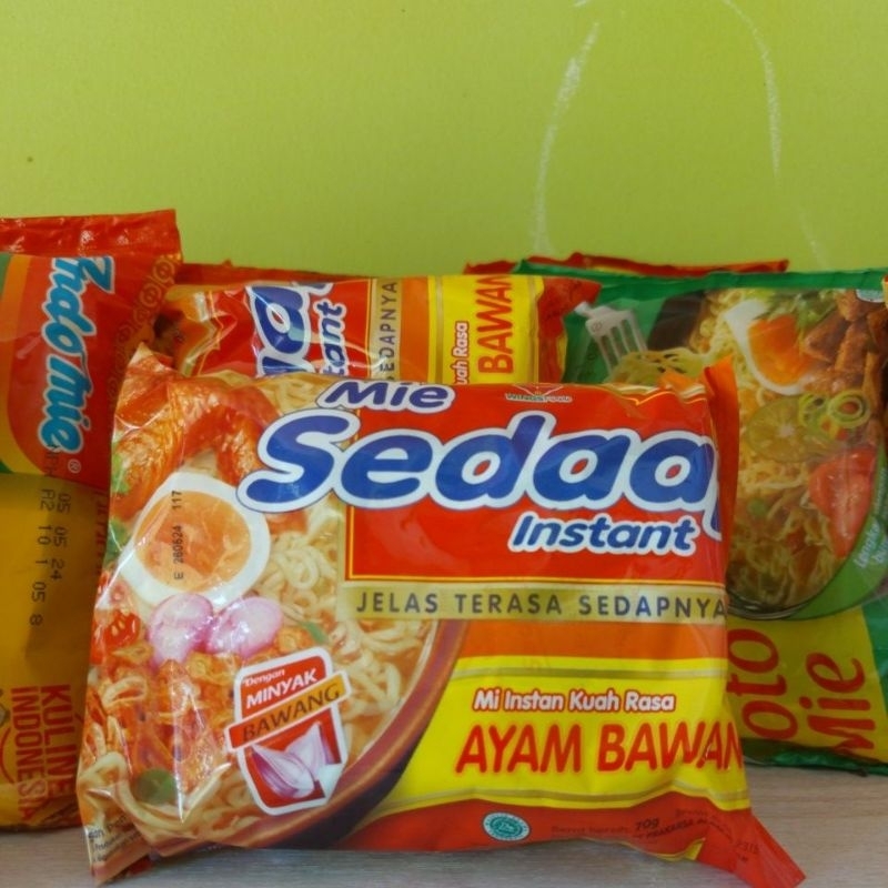 

mie sedap instant ayam bawang kuah