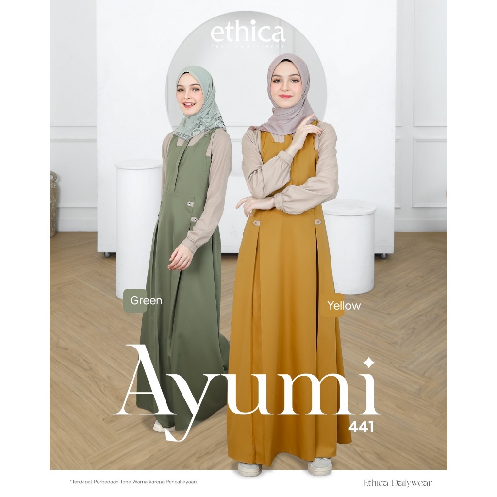 Ethica Dress Gamis Baju Muslim Ayumi 441 Wanita