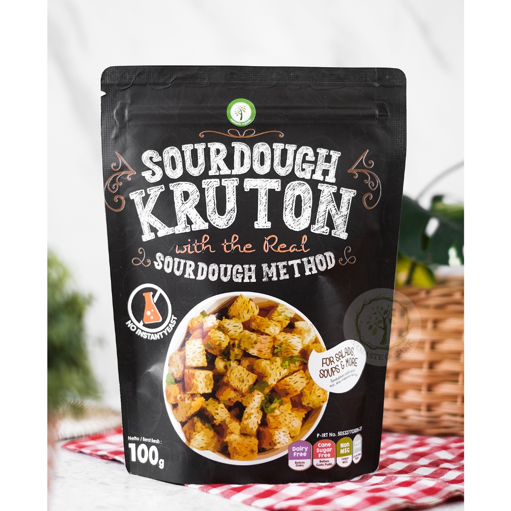 

B33st Terl4ris SOURDOUGH KRUTON - SAVORY BAKED BREAD WITH REAL SOURDOUGH METHOD 100GR Spesial Discount