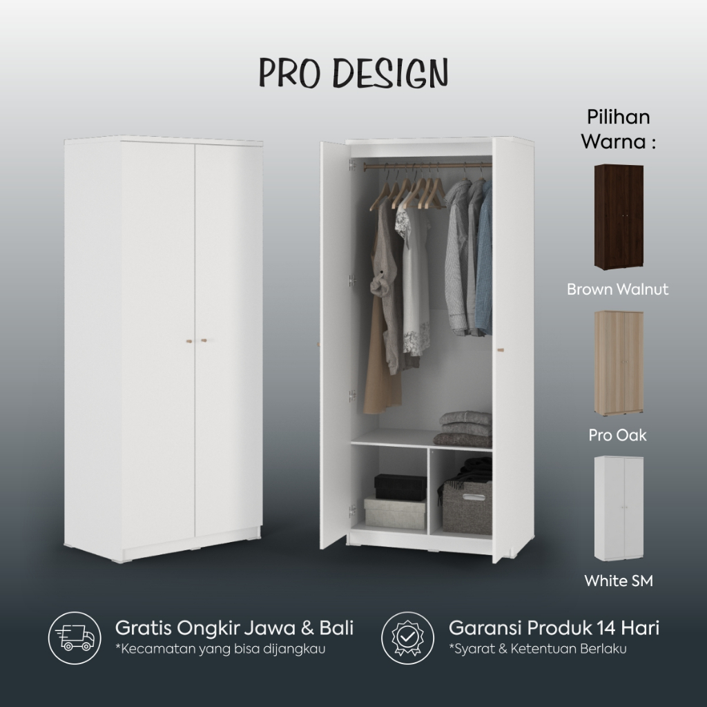 Pro Design Yuka YKAWD 2 Lemari Pakaian