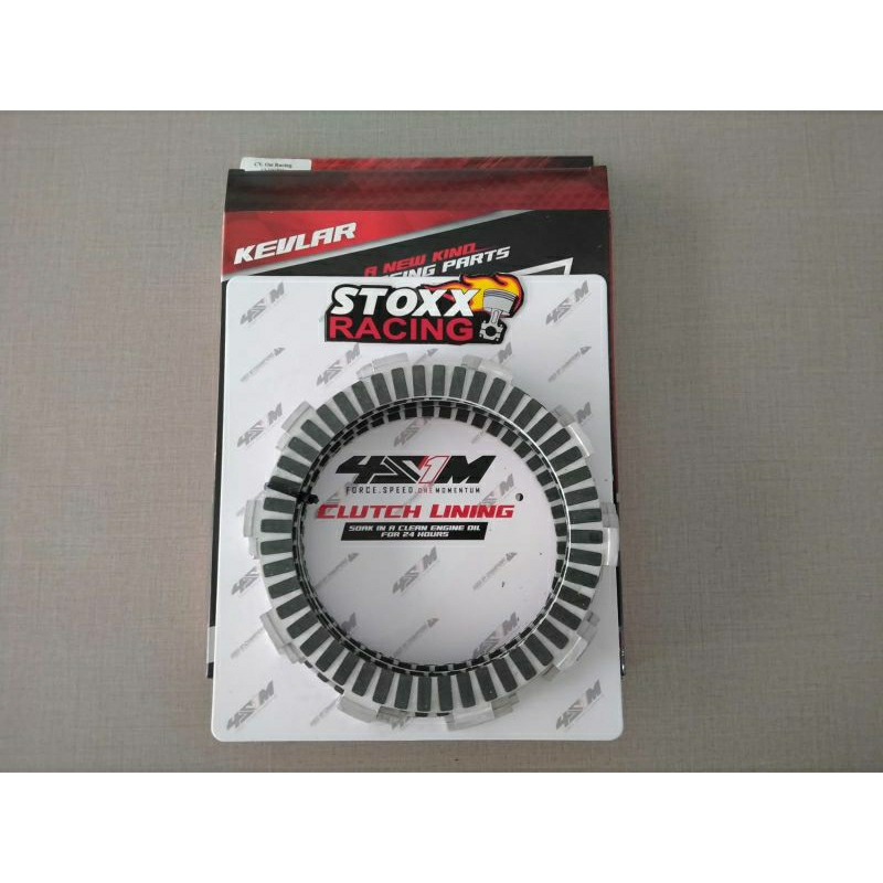 KAMPAS KOPLING 4S1M NINJA 150 R RR SS 2 TAK KEVLAR kain klos