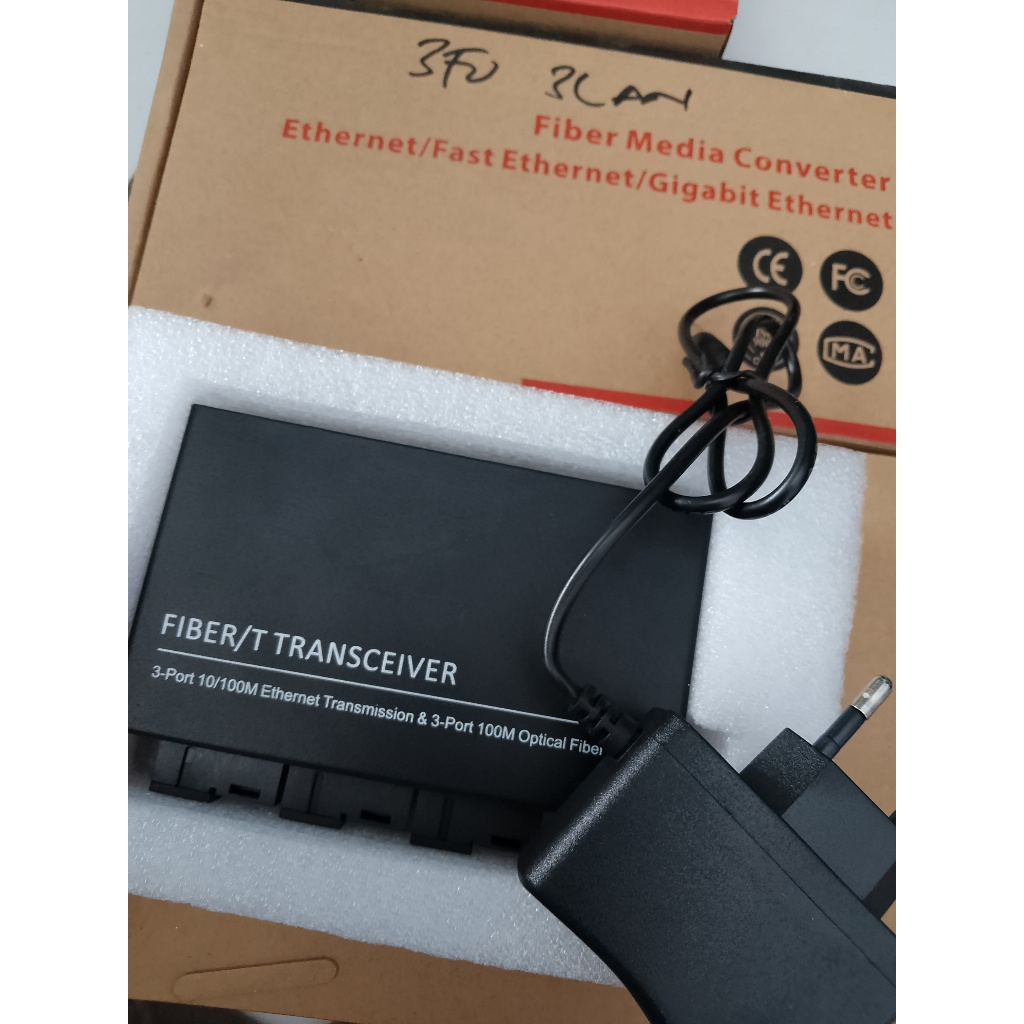 Fiber  Media Converter 3FO 3LAN
