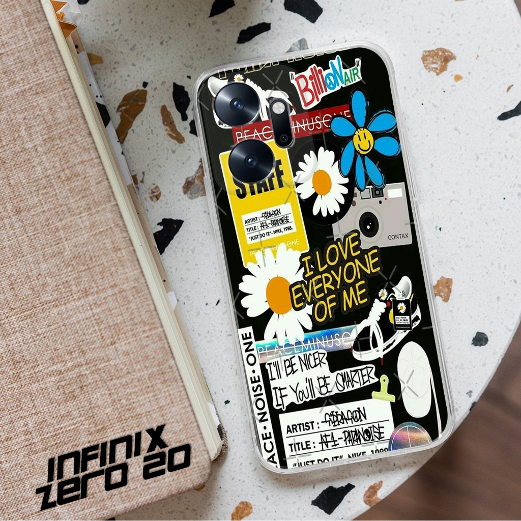 Case INFINIX ZERO 20 - Casing INFINIX ZERO 20 Terbaru 2023 MIRACLE CASE [ MOTIF 12 ] Silikon INFINIX