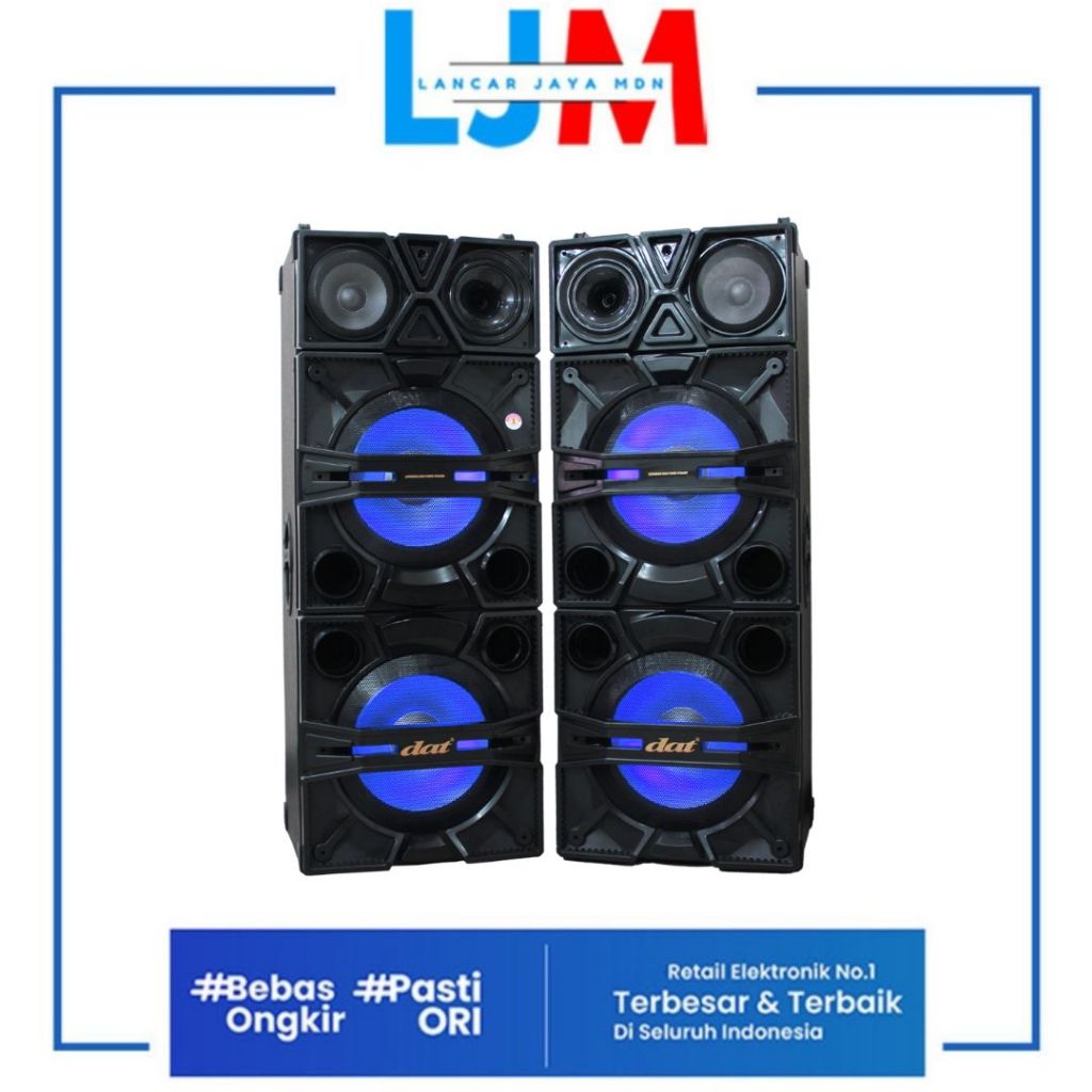 Speaker Aktif Pasif DAT DX152 SPEAKER 15in DOUBLE SUBWOOFER DAT DX 152