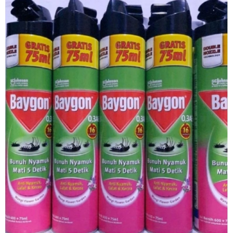 Baygon semprot 600+75ml